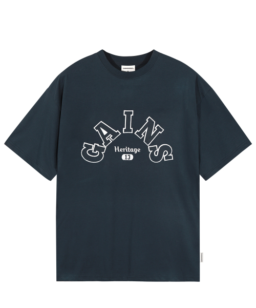 GAINSBORO(ゲインズボロ)の「エンバーデリー ヘリテージ Tシャツ_ネイビー(Tシャツ/カットソー・メンズ・その他・LARGE/MEDIUM/SMALL)」の2枚目の写真