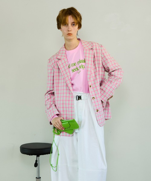 MAISON SPECIAL チェック柄ジャケット MAISON SPECIAL（メゾンスペシャル） ジャケット テーラードジャケット