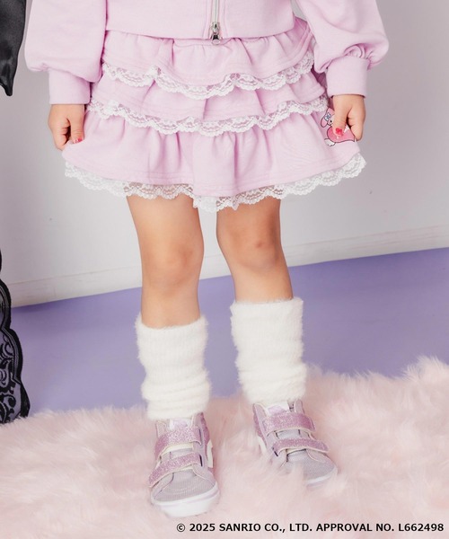 ANAPKIDS ×【 マイメロディ・クロミ 】フリル ティアード スウェット