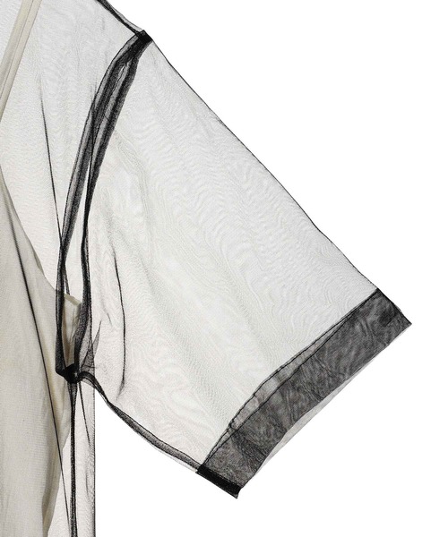 TOGA PULLA（トーガ　プルラ）の「TOGA PULLA Fringe tulle dress TP252-FH217（ワンピース・レディース・カーキ/ブラック・36）」の10枚目の写真