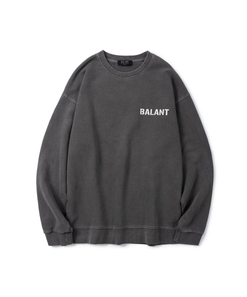 BALANT（バラント）の「ピグメントリボンベーシックスウェットシャツ - ダークグレー（スウェット・メンズ・その他・MEDIUM/LARGE）」の2枚目の写真