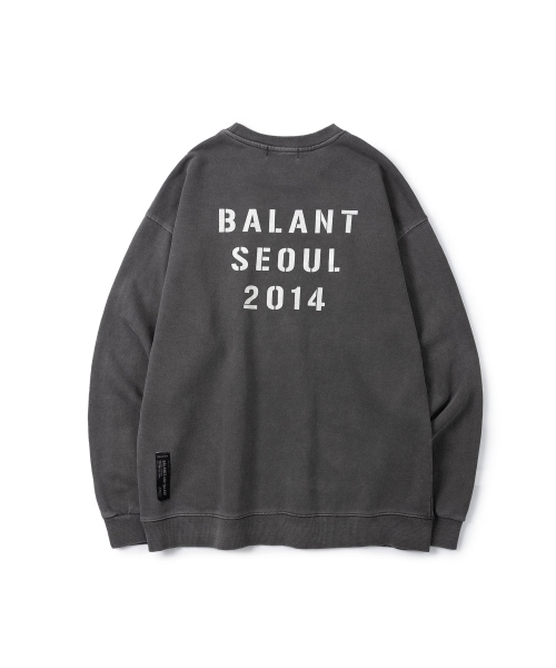 BALANT（バラント）の「ピグメントリボンベーシックスウェットシャツ - ダークグレー（スウェット・メンズ・その他・MEDIUM/LARGE）」の3枚目の写真