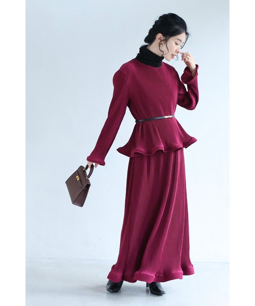 花びらフレアのセットアップ3点セット【set】