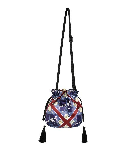 KEITA MARUYAMA（ケイタマルヤマ）の「KNOT-Ti 巾着バッグ（Paris）（ショルダーバッグ・レディース・ネイビー・FREE）」の6枚目の写真