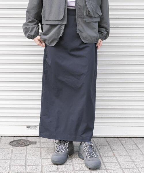 EKAL（エカル）の「SOLOTEX タイトスカート（スカート・レディース・ネイビー/ブラック・ONE）」の3枚目の写真