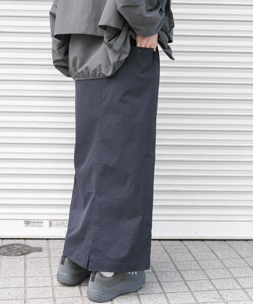 EKAL（エカル）の「SOLOTEX タイトスカート（スカート・レディース・ネイビー/ブラック・ONE）」の5枚目の写真