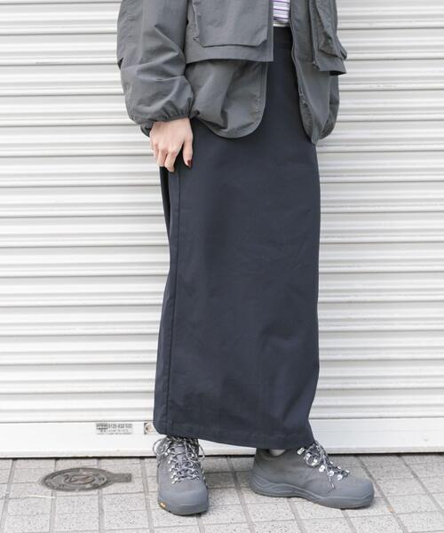 EKAL（エカル）の「SOLOTEX タイトスカート（スカート・レディース・ネイビー/ブラック・ONE）」の6枚目の写真