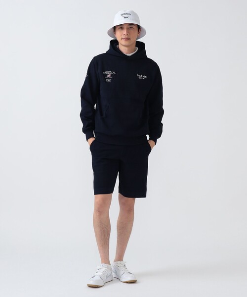 BEAMS GOLF(ビームスゴルフ)の「PURPLE LABEL / BROOKLYN ニット パーカー(パーカー・メンズ・ネイビー/ホワイト・XL/M/L/S)」の6枚目の写真