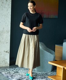 自由区（ジユウク）の「エアリーローンプレーン スカート（スカート）」