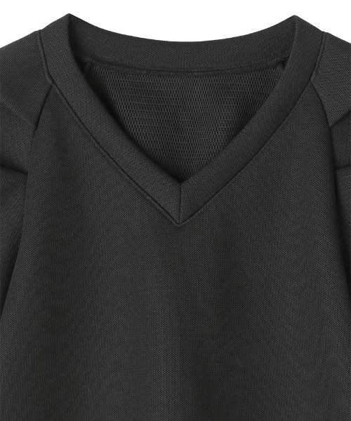 JENNE（ジェンヌ）の「日本製ダンボールニットトップス（Tシャツ/カットソー・レディース・ホワイト/ブラック/グレー・SMALL/MEDIUM/LARGE）」の8枚目の写真