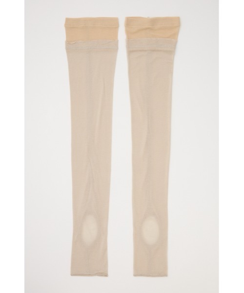 SLY（スライ）の「LAYERED SHEER SOCKS レイヤード シアー ソックス（ソックス/靴下・レディース・グレー/ライトベージュ・FREE）」の9枚目の写真