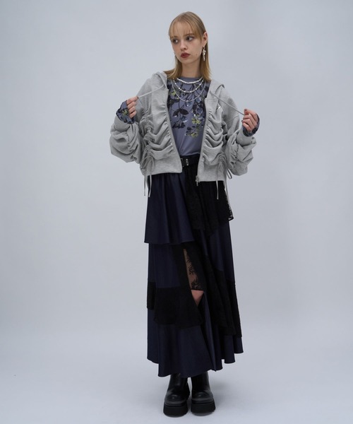 HARE（ハレ）の「ダンボールギャザーパーカー(HARE)（パーカー）」 - WEAR
