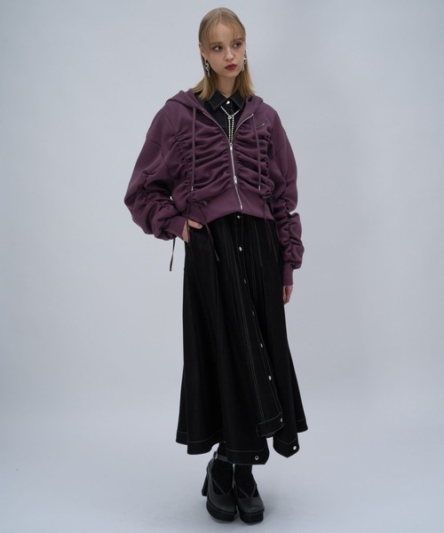 HARE（ハレ）の「ダンボールギャザーパーカー(HARE)（パーカー）」 - WEAR