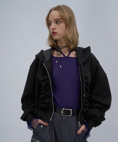 HARE（ハレ）の「ダンボールギャザーパーカー(HARE)（パーカー）」 - WEAR