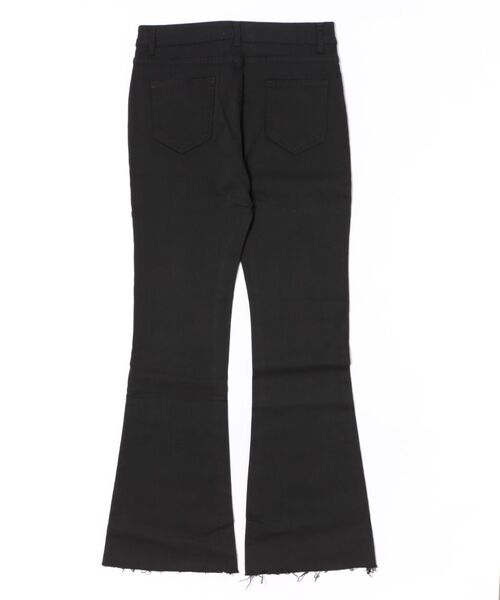 i-dare(アイディア)の「【i-dare】フレア デニムパンツ(その他パンツ・レディース・ブラック・SMALL/MEDIUM/X-LARGE)」の2枚目の写真