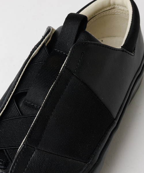 alfredoBANNISTER（アルフレッドバニスター）の「【26S/S】比翼 スリッポン スニーカー（スニーカー・メンズ・ブラック/ネイビー/ホワイト・39/40/43/42/41/44/45）」の10枚目の写真