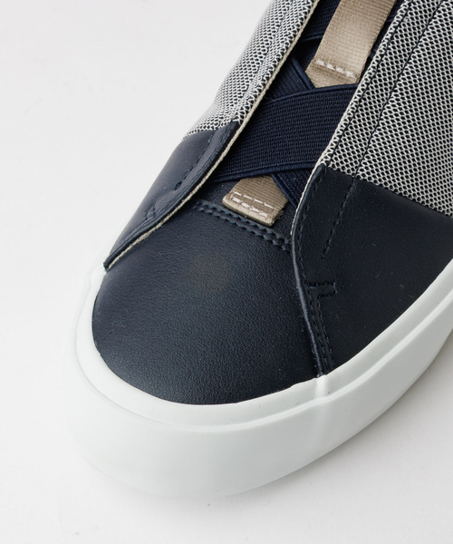 alfredoBANNISTER（アルフレッドバニスター）の「【26S/S】比翼 スリッポン スニーカー（スニーカー・メンズ・ブラック/ネイビー/ホワイト・39/40/43/42/41/44/45）」の13枚目の写真