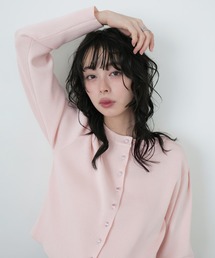 LIAN（リアン）の「クリアボタンニットカーディガン（カーディガン/ボレロ）」