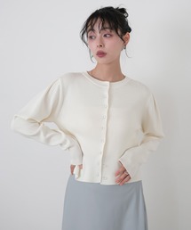 LIAN（リアン）の「クリアボタンニットカーディガン（カーディガン/ボレロ）」