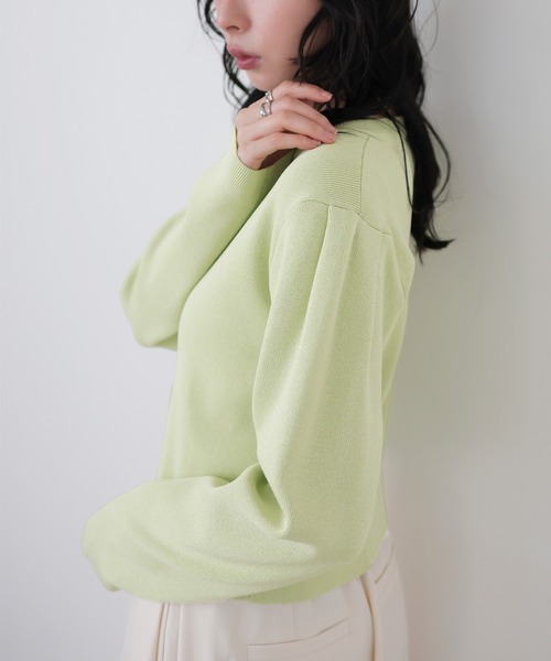 クリアボタンニットカーディガン（カーディガン/ボレロ）｜LIAN