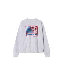 Menasoo Hearttrack Zipup Cardigan_White Melange