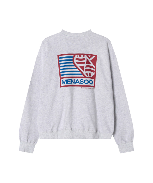 MENASOO(ミナス)の「Menasoo Hearttrack Zipup Cardigan_White Melange(カーディガン/ボレロ・レディース・アッシュグレー・F)」の3枚目の写真
