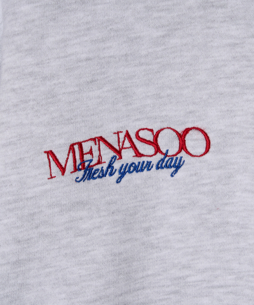 MENASOO(ミナス)の「Menasoo Hearttrack Zipup Cardigan_White Melange(カーディガン/ボレロ・レディース・アッシュグレー・F)」の5枚目の写真