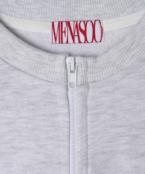 MENASOO(ミナス)の「Menasoo Hearttrack Zipup Cardigan_White Melange(カーディガン/ボレロ・レディース・アッシュグレー・F)」の7枚目の写真