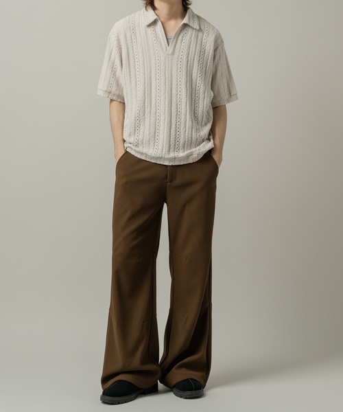 CASPER JOHN（キャスパージョン）の「Rattling skipper shirts/ラトリングスキッパーシャツ（シャツ/ブラウス・メンズ・アイボリー/ブラウン/ブラック・SMALL/X-SMALL/LARGE/MEDIUM）」の13枚目の写真