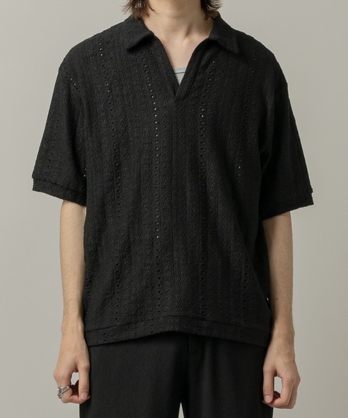 CASPER JOHN（キャスパージョン）の「Rattling skipper shirts/ラトリングスキッパーシャツ（シャツ/ブラウス・メンズ・アイボリー/ブラウン/ブラック・SMALL/X-SMALL/LARGE/MEDIUM）」の14枚目の写真