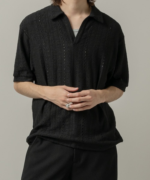 CASPER JOHN（キャスパージョン）の「Rattling skipper shirts/ラトリングスキッパーシャツ（シャツ/ブラウス・メンズ・アイボリー/ブラウン/ブラック・SMALL/X-SMALL/LARGE/MEDIUM）」の15枚目の写真