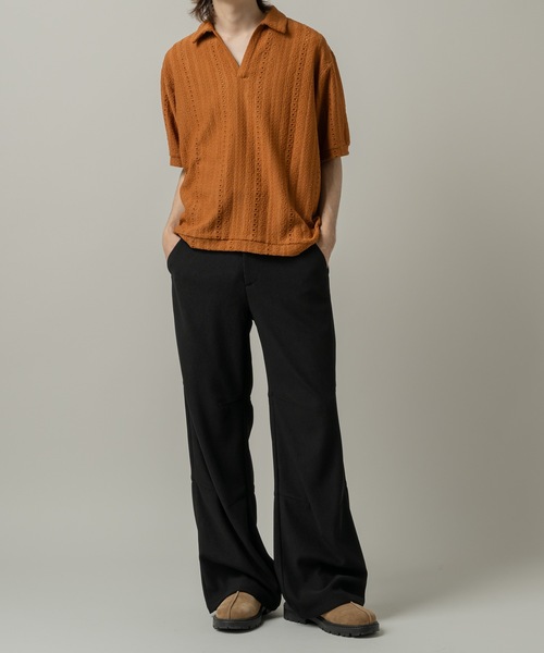 CASPER JOHN（キャスパージョン）の「Rattling skipper shirts/ラトリングスキッパーシャツ（シャツ/ブラウス・メンズ・アイボリー/ブラウン/ブラック・SMALL/X-SMALL/LARGE/MEDIUM）」の19枚目の写真