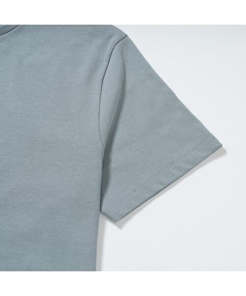 EDWARDMAX(エドワードマックス)の「シルケットダブルコットン半袖Tシャツ(レギュラー)(Tシャツ/カットソー・レディース・その他・M/L/XL)」の3枚目の写真