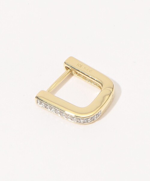 TOMORROWLAND （トゥモローランド）の「Otiumberg. Pave Edged Square Hoop ピアス（ピアス（両耳用）・レディース・ゴールド系その他・FREE）」の3枚目の写真