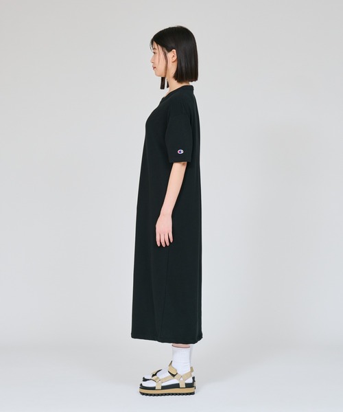 Champion(チャンピオン)の「【Champion/チャンピオン】レディース スウェットワンピース(ワンピース・レディース・ネイビー/オリーブ/ブラック/アッシュグレー/オフホワイト・LARGE/MEDIUM)」の9枚目の写真