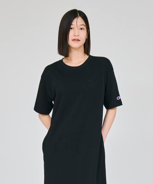 Champion(チャンピオン)の「【Champion/チャンピオン】レディース スウェットワンピース(ワンピース・レディース・ネイビー/オリーブ/ブラック/アッシュグレー/オフホワイト・LARGE/MEDIUM)」の16枚目の写真