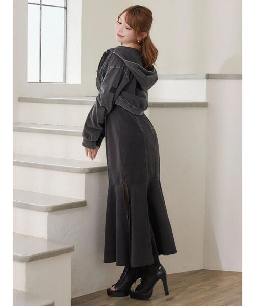 EATME（イートミー）の「スウェットショートパーカー（パーカー・レディース・ブルー/ブラック・FREE）」の14枚目の写真