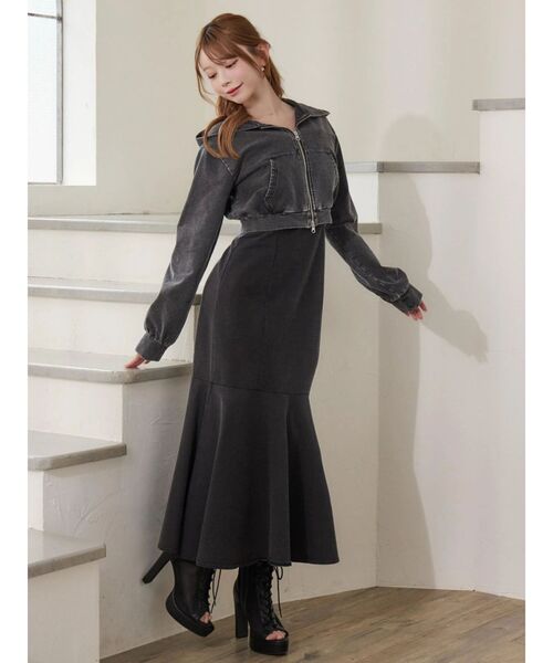 EATME（イートミー）の「スウェットショートパーカー（パーカー・レディース・ブルー/ブラック・FREE）」の17枚目の写真