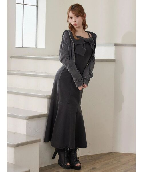 EATME（イートミー）の「スウェットショートパーカー（パーカー・レディース・ブルー/ブラック・FREE）」の18枚目の写真