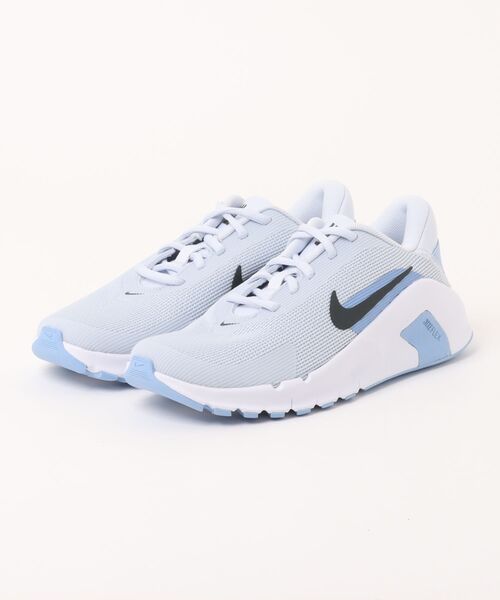 NIKE(ナイキ)の「《NIKE》ウィメンズ フレックス トレイン(スニーカー・レディース・ブラック×ブラック/ホワイト系その他/ブラック×ホワイト/ホワイト×ブルー・24.0cm/23.5cm/23.0cm/22.5cm/25.0cm/24.5cm)」の1枚目の写真