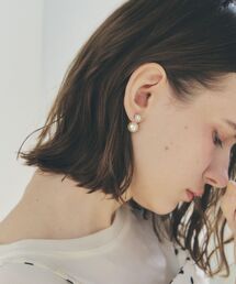 YECCA VECCA | パヴェボールパールピアス(ピアス（両耳用）)