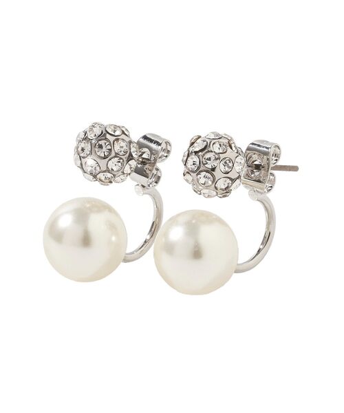 YECCA VECCA（イェッカヴェッカ）の「パヴェボールパールピアス（ピアス（両耳用）・レディース・シルバー/ゴールド・FREE）」の7枚目の写真