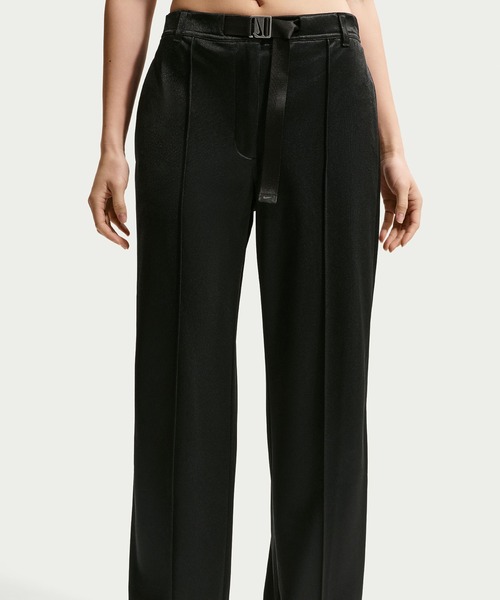 NIKE(ナイキ)の「NIKE AS W NSW BELTED PINTUCK PANT M IF0273(その他パンツ・レディース・ブラック/オリーブ・S/M)」の4枚目の写真
