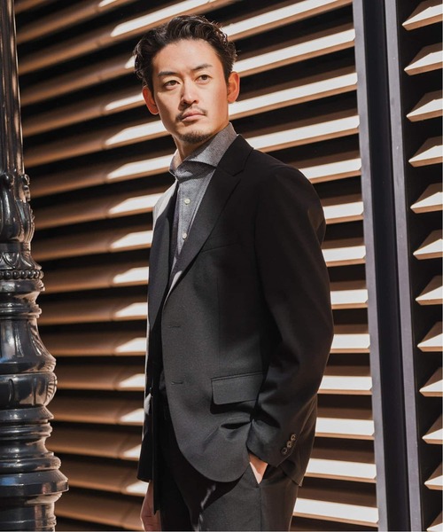 EDIFICE(エディフィス)の「"抗菌防臭&シワ防止機能" ワルツ ツイル 2ボタン ジャケット(テーラードジャケット・メンズ・ベージュ/ネイビー/ブラック/ブラウン/コバルトブルー・SMALL/MEDIUM/LARGE/X-LARGE)」の7枚目の写真