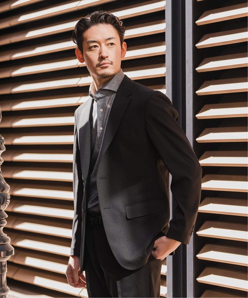 EDIFICE(エディフィス)の「"抗菌防臭&シワ防止機能" ワルツ ツイル 2ボタン ジャケット(テーラードジャケット・メンズ・ベージュ/ネイビー/ブラック/ブラウン/コバルトブルー・SMALL/MEDIUM/LARGE/X-LARGE)」の8枚目の写真