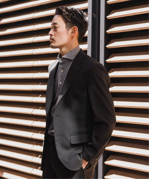 EDIFICE(エディフィス)の「"抗菌防臭&シワ防止機能" ワルツ ツイル 2ボタン ジャケット(テーラードジャケット・メンズ・ベージュ/ネイビー/ブラック/ブラウン/コバルトブルー・SMALL/MEDIUM/LARGE/X-LARGE)」の10枚目の写真