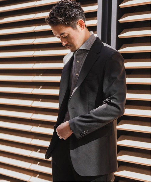 EDIFICE(エディフィス)の「"抗菌防臭&シワ防止機能" ワルツ ツイル 2ボタン ジャケット(テーラードジャケット・メンズ・ベージュ/ネイビー/ブラック/ブラウン/コバルトブルー・SMALL/MEDIUM/LARGE/X-LARGE)」の11枚目の写真