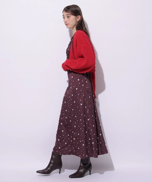 Rirandture（リランドチュール）の「ボレロカーディガン（ニット/セーター・レディース・ライトパープル/グレイッシュベージュ/ライトイエロー/ネイビー/レッド/オフホワイト/グリーン系その他2・2）」の19枚目の写真