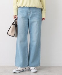 【洗える】リラックスフレアシルエット12OZデニム