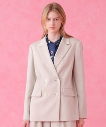 ANAYI | 【セットアップ対応商品】オックスストレッチダブル ジャケット(テーラードジャケット)